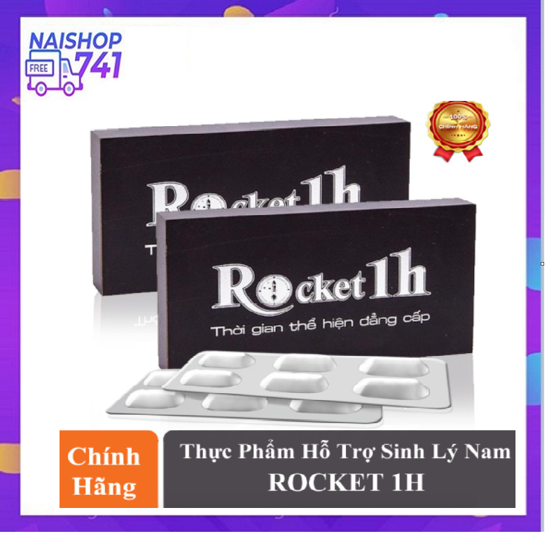Rocket 1h (Hộp 1 vỉ 6 viên)