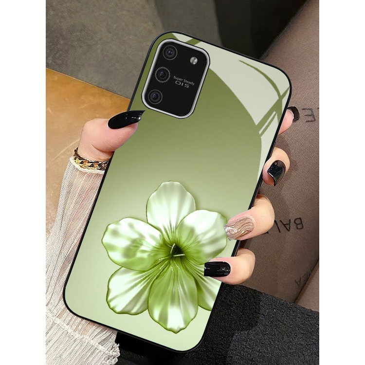 Ốp lưng samsung s10 lite mặt lưng cường lực họa tiết