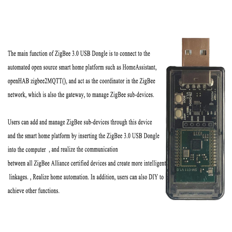 1 PCS ZigBee 3.0 Labs Mini EFR32MG21 Open Source Hub Gateway USB Dongle Chip Module Silicon Universal ZHA NCP Home Assistant