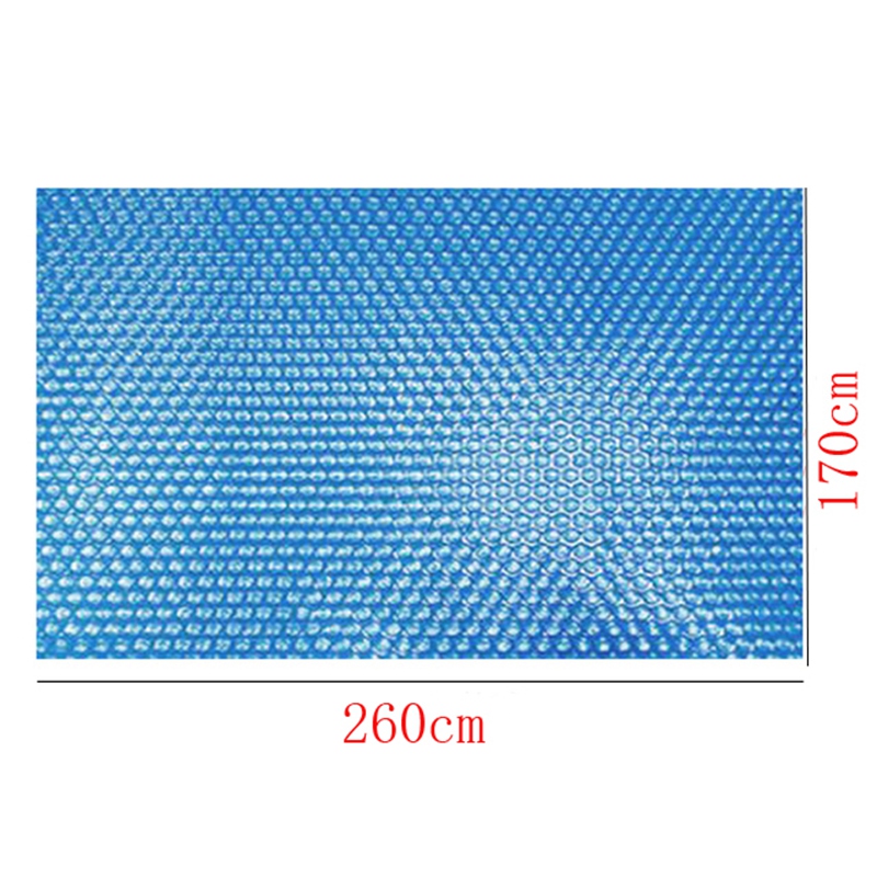 1 Piece 260X170Cm Pool Cover Rectangular Pool Bubble Cover Insulation Dustproof Canvas Pool Blanket Pool Replacement Parts Accessories