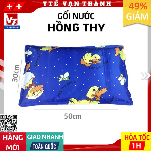 ✅ gối nước có sẵn nước 30x50cm hồng thy -vt1090 - y tế vạn thành