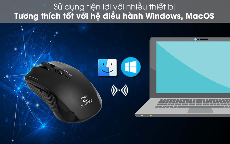 Chuột không dây Zadez M338 ( Like New )