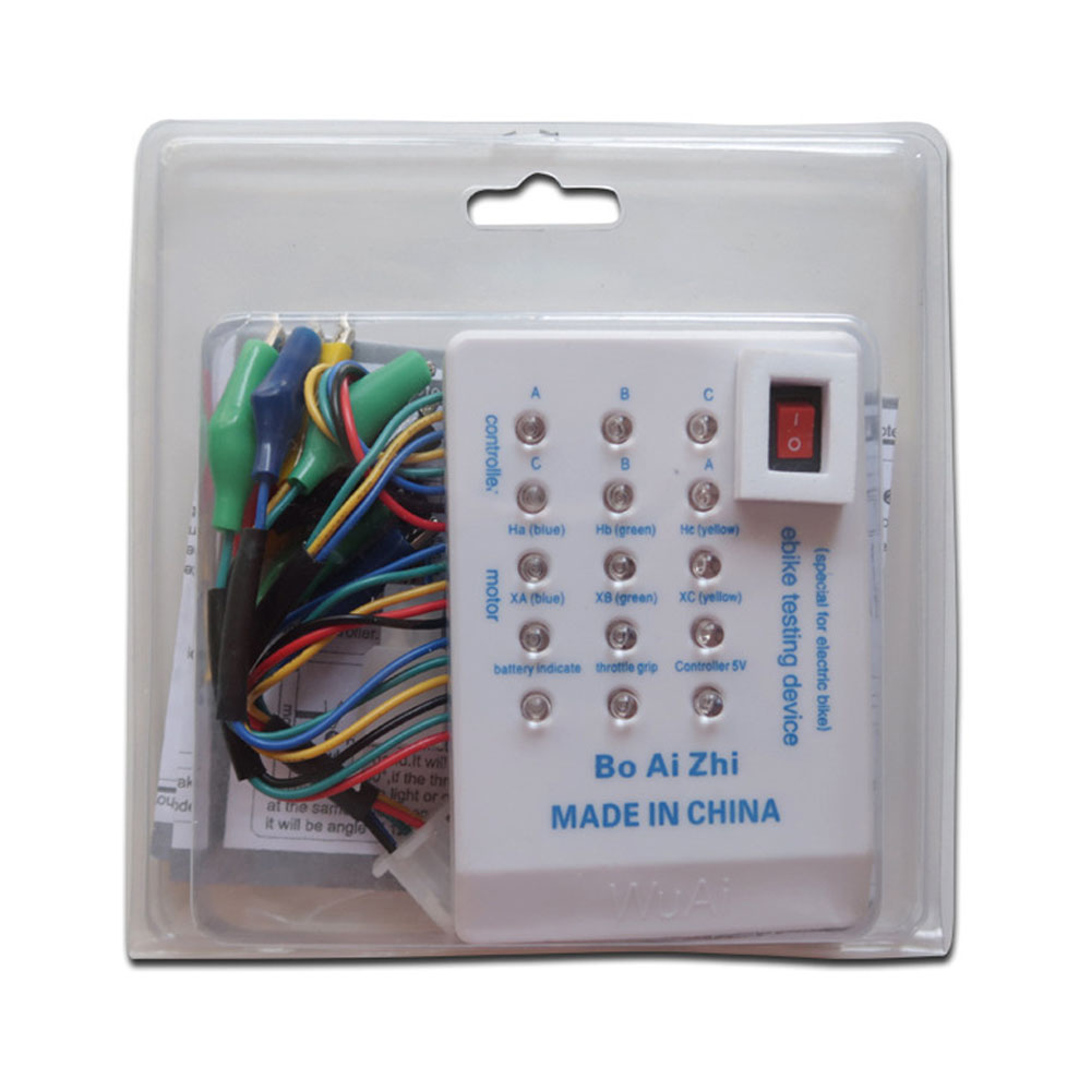 Brushless Motor Tester Ebike Testing Device Car Repair Tool Universal Electric Vehicle Controller Detector Hall Tester