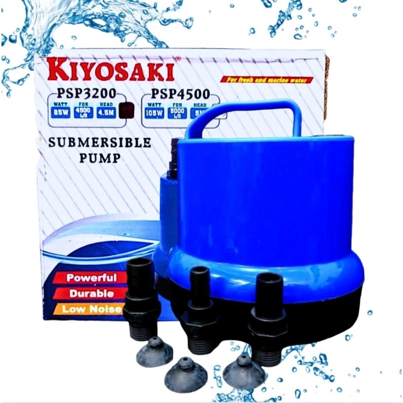 POMPA KOLAM SUBMERSIBLE PUMP KIYOSAKI PSP 3200 Model Termos