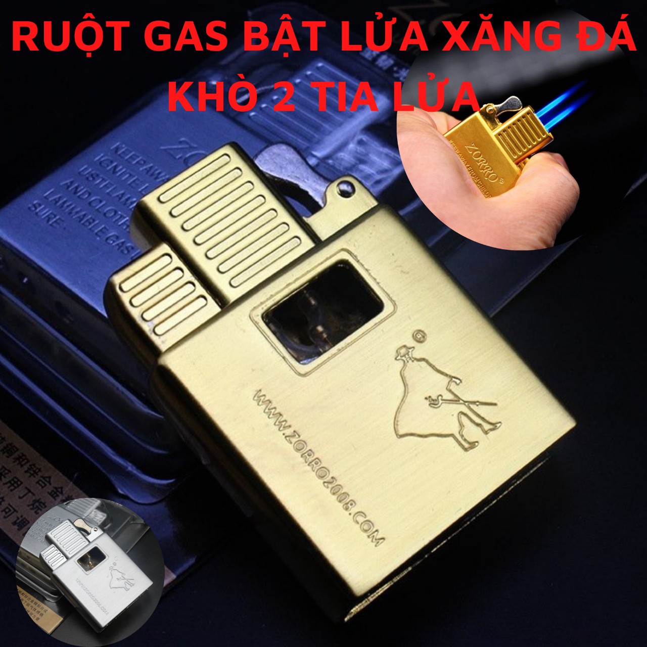Ruột  2 Tia Bật Zorro ( Có Thể Thay Vào ZP)