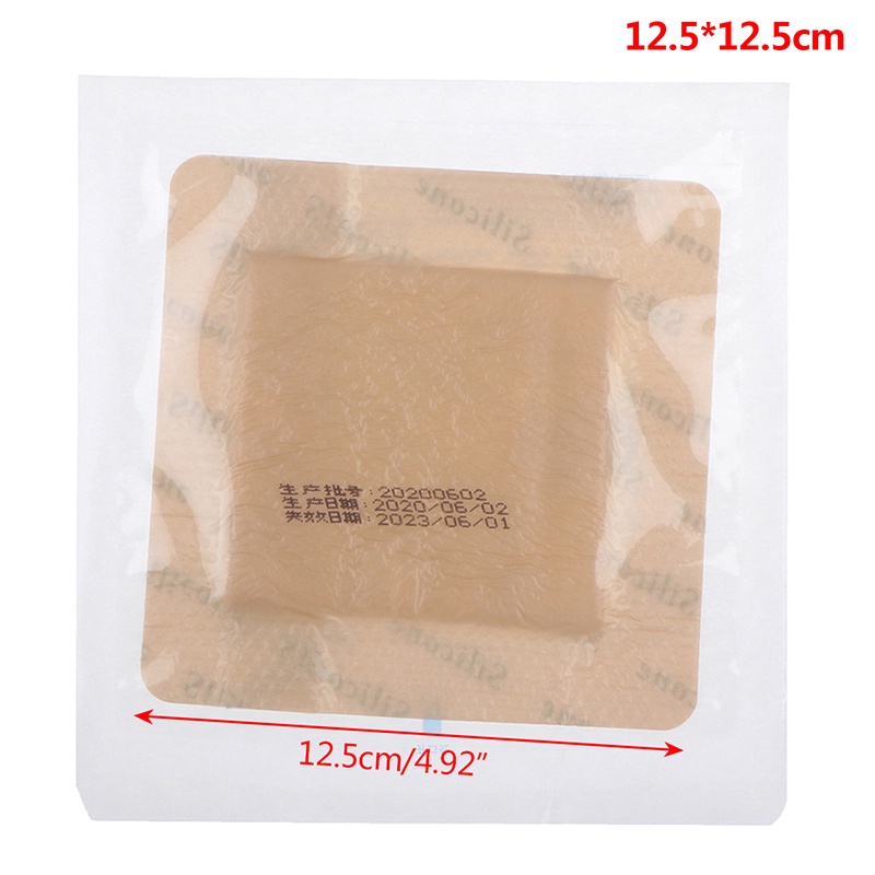 5 sizes of pressure ulcer patches, silicone gel dressings, adhesive ...