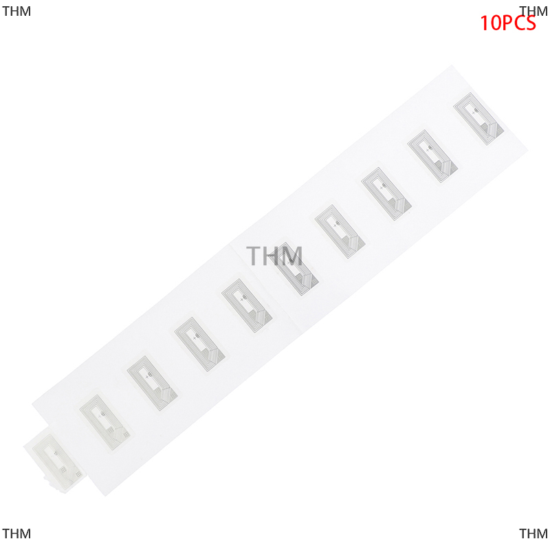 Thm 100 miếng dán ntag213 chip nfc miếng dán ướt 2*1cm 13.56mhz thẻ nhãn rfid ntag213