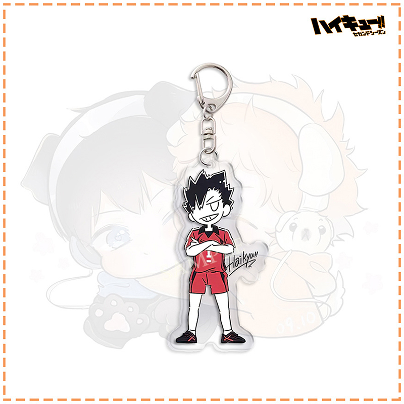 Cartoon Anime Haikyuu!! Acrylic Keychain Cute Backpack Hanging Decoration QUANYIN. 