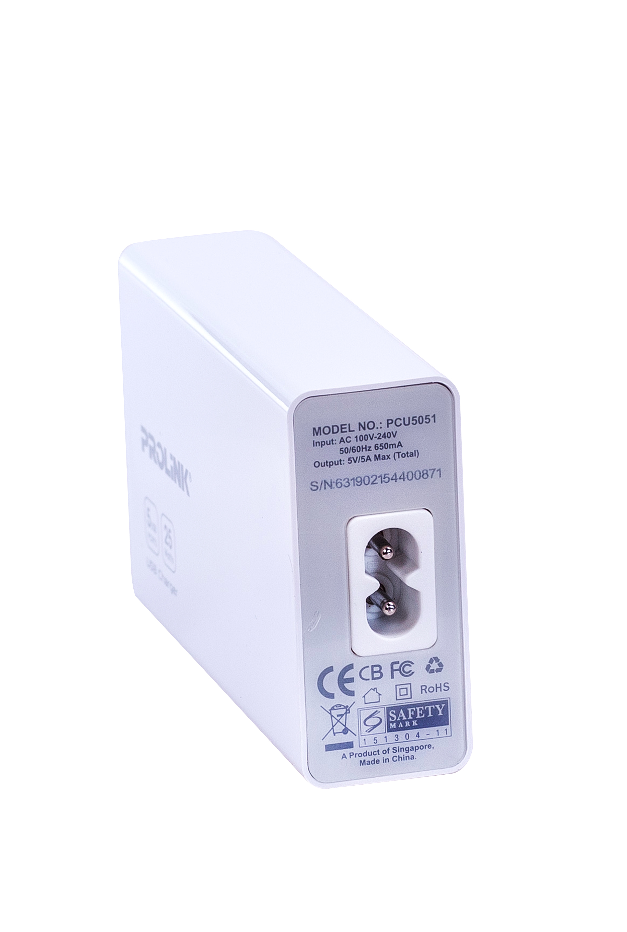 Củ sạc Prolink PCU5051 - 5 Cổng USB - Hàng Chính Hãng