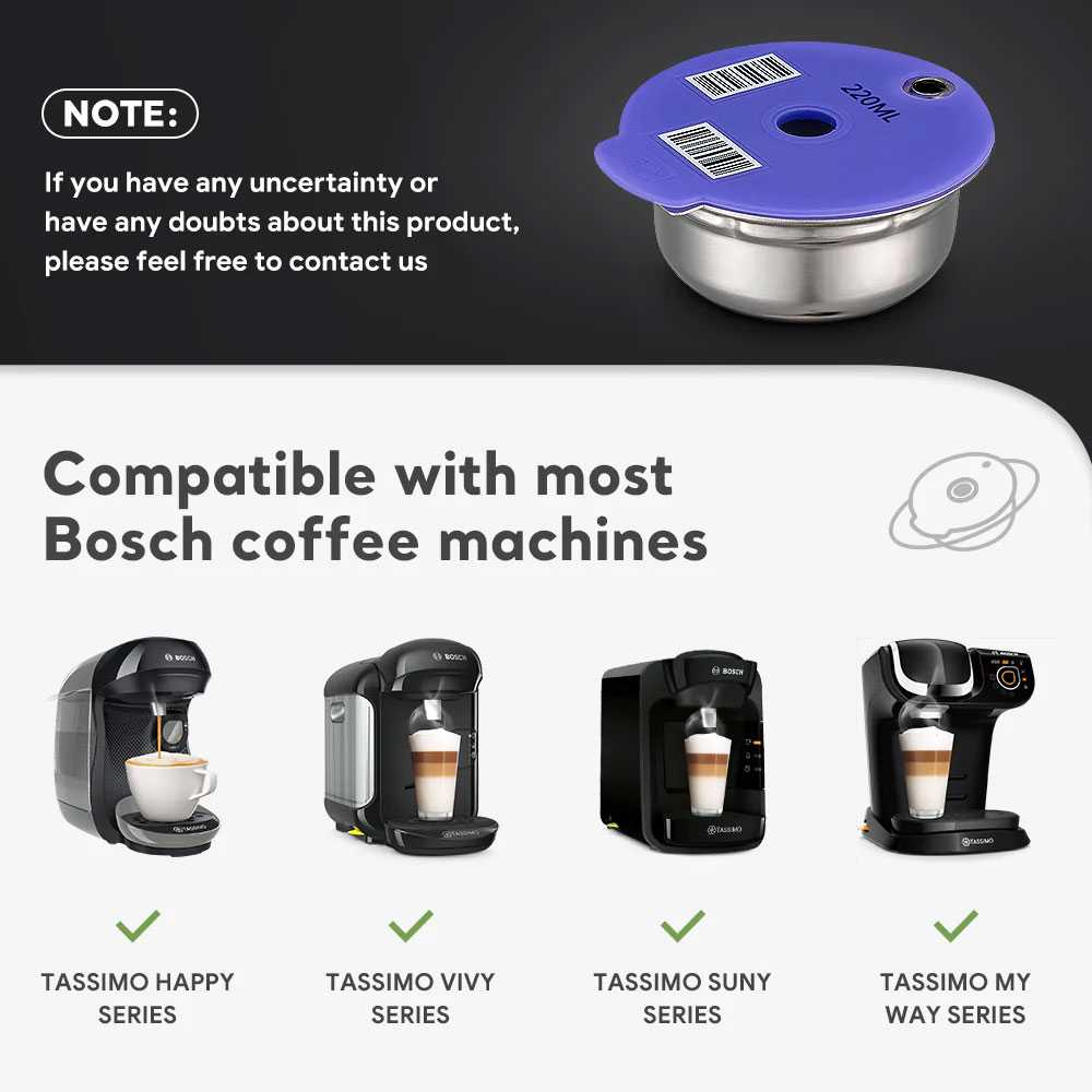 Kapsul Kopi Reusable Untuk Mesin Kopi Tassimo Bosch: Nikmati
