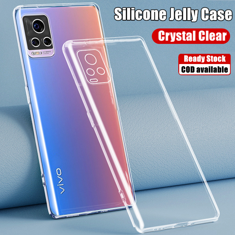 For Vivo V20 V2025 V2024 Slim Crystal Clear Soft Silicone Protective Jelly Case Anti-yellowing Shockproof Transparent Back Cover Skin