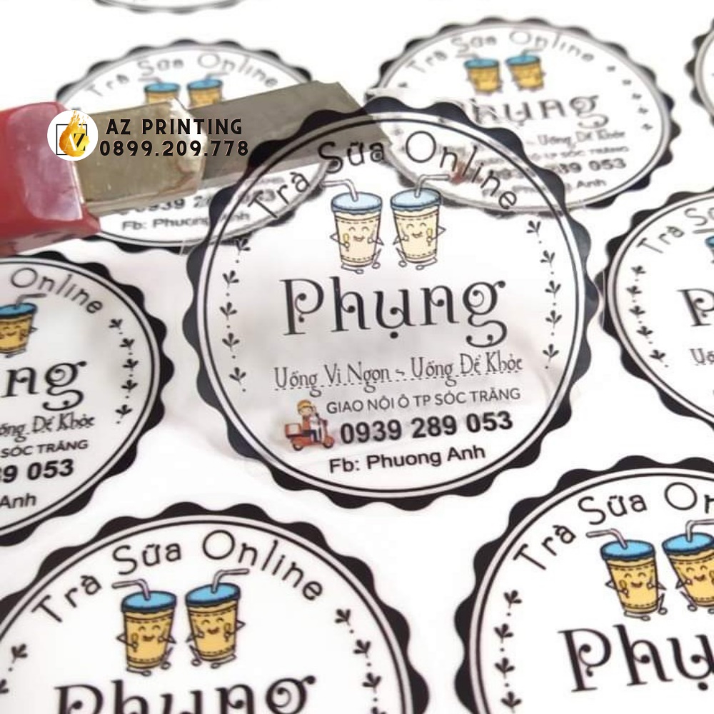 In tem nhãn, In decal theo yêu cầu