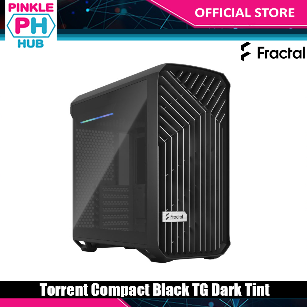 PinkleHub FRACTAL Torrent Compact Black TG Dark Tint Case (FD-C-TOR1C-01) |  Lazada PH