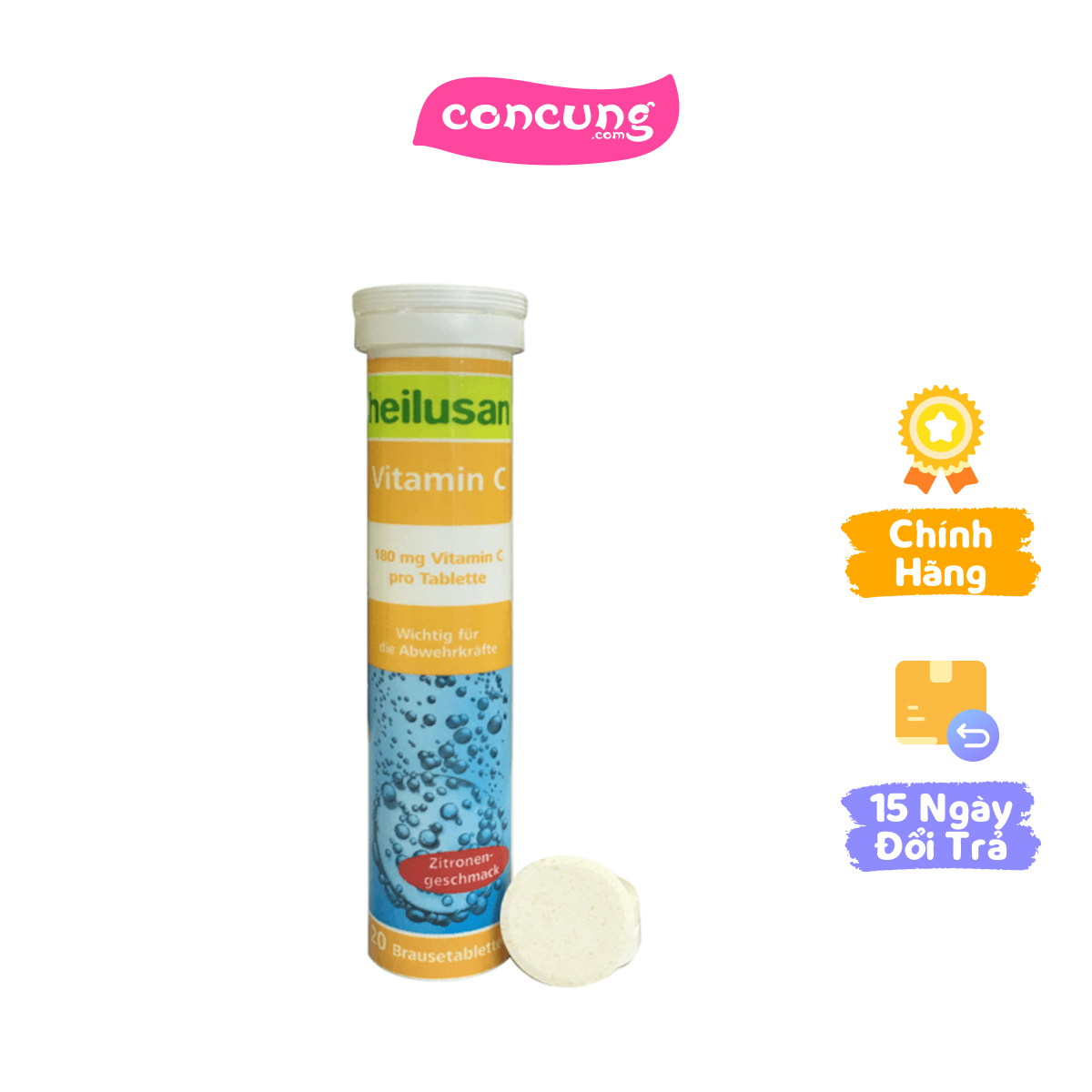Viên sủi Heilusan Vitamin C