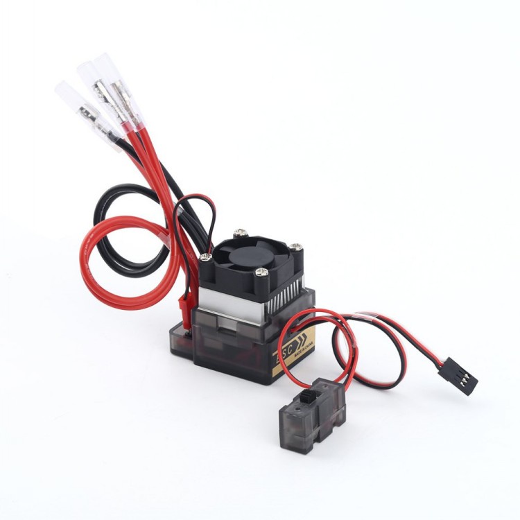 5V/2A BEC 320A 2-3S Waterproof Brushed ESC Electric Speed Controller Suitable for 1:10 Scale RC Car For Boat