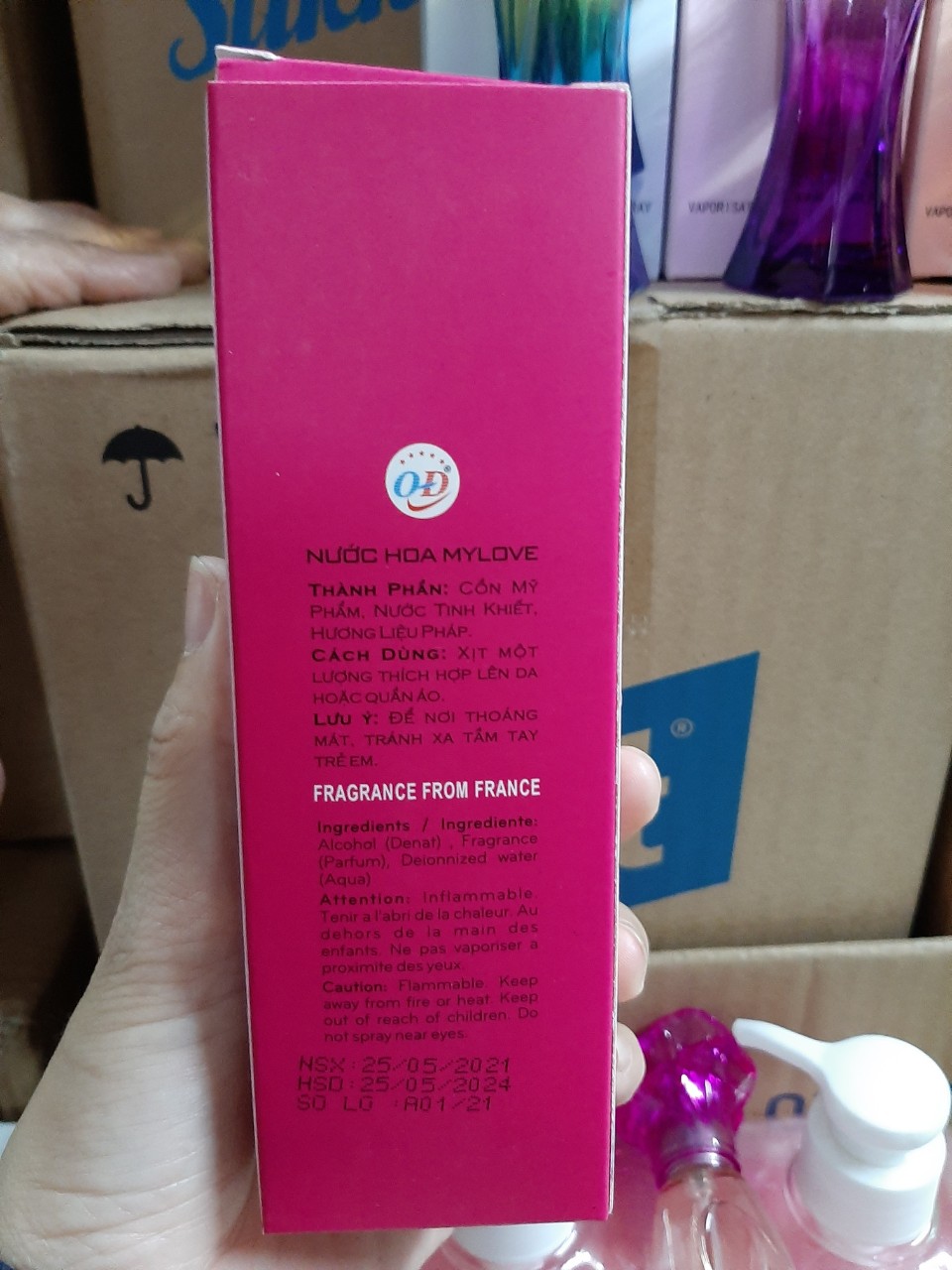 Nước Hoa MY LOVE Eau De Parfum 35ml (5 mùi)