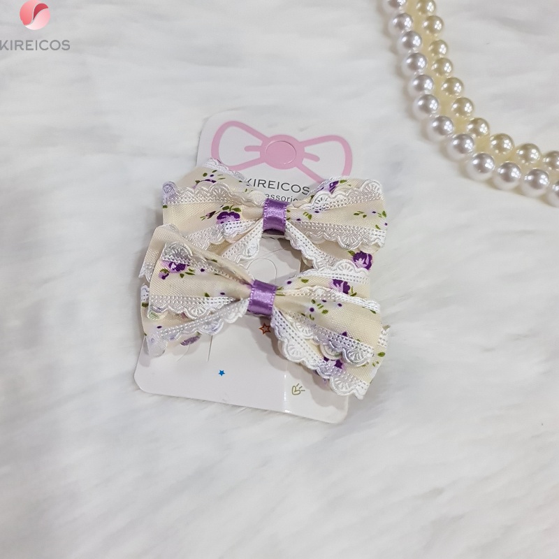 Set 2 Kẹp Nơ Siêu Cưng Cho Bé Yêu - kireicos