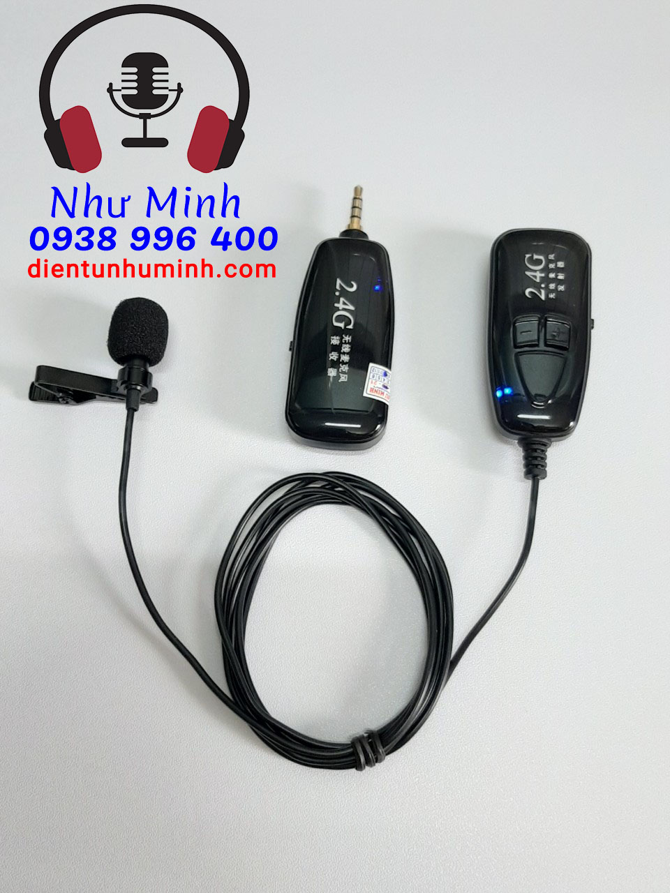 [HCM]Micro Live , Mic Youtube không dây cài áo 2.4G