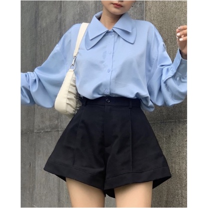 Quần short tuyết mưa cạp cao