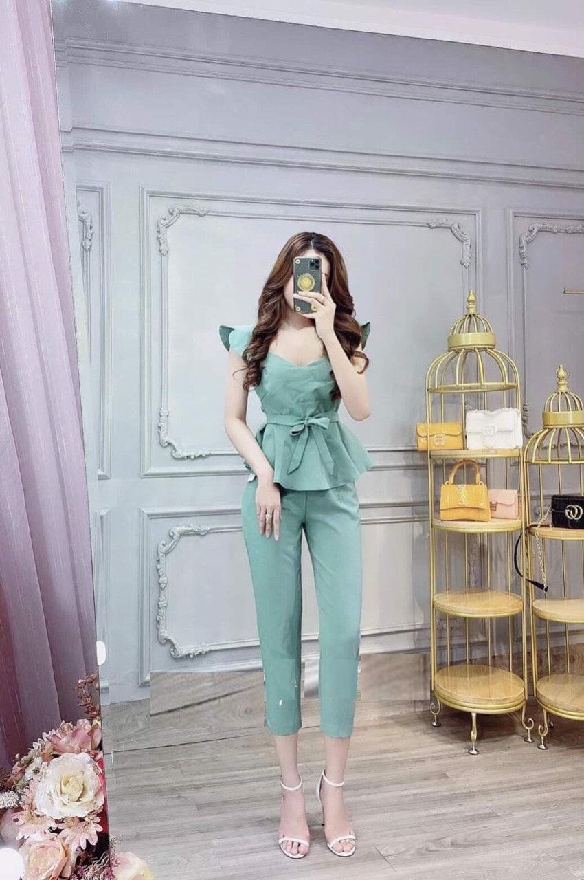 [HCM]Set bộ nữ quần lửng mặc nhà dễ thương