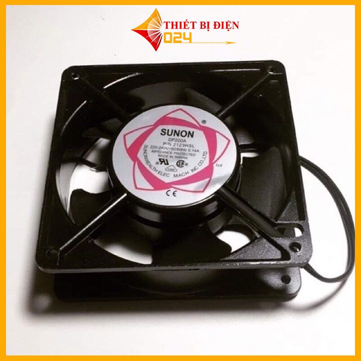 Quạt máy hàn - quạt thông gió 220v kích thước 12 x 12 cm