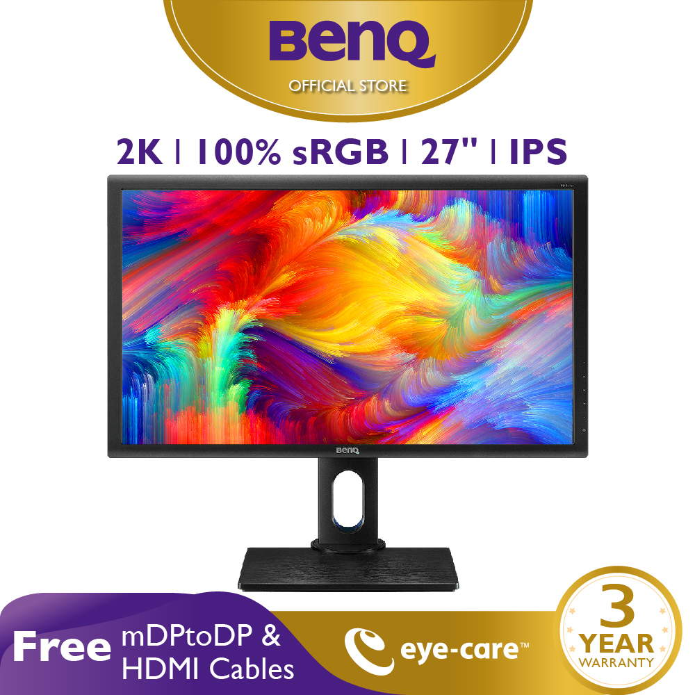 [BÁN CHẠY] Màn hình đồ họa BenQ PD2700Q 27inch 2K QHD IPS 100% Rec.709 sRGB tích hợp công nghệ bảo vệ mắt chuyên thiết kế đồ họa xử lý hình ảnh cho designer