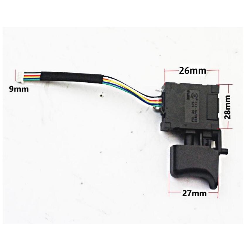Công tắc máy khoan pin, Cò máy khoan không chổi than có đảo chiều, đèn Led