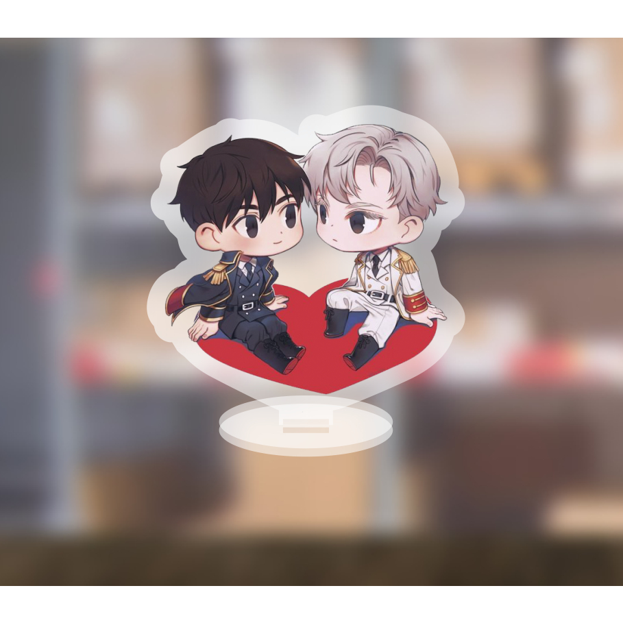 Mô hình standee Boy love OTP chibi dễ thương ngoại truyện cute dễ thương 5cm/10cm