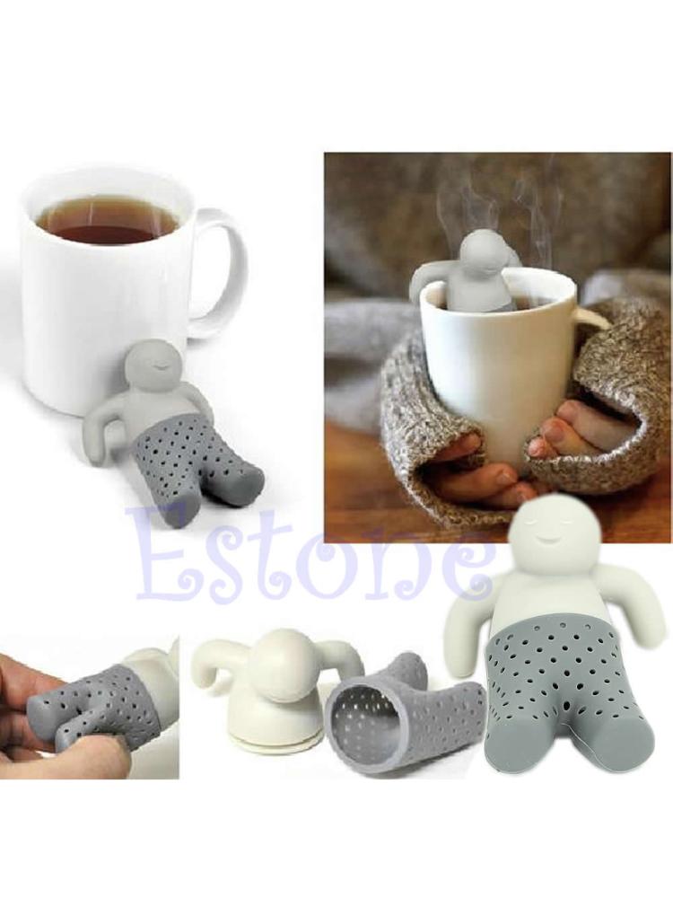 Silicone dễ thương Đồ pha trà trà sợi Dụng cụ lọc hình lá gia vị thảo mộc Lọc Khuếch Tán