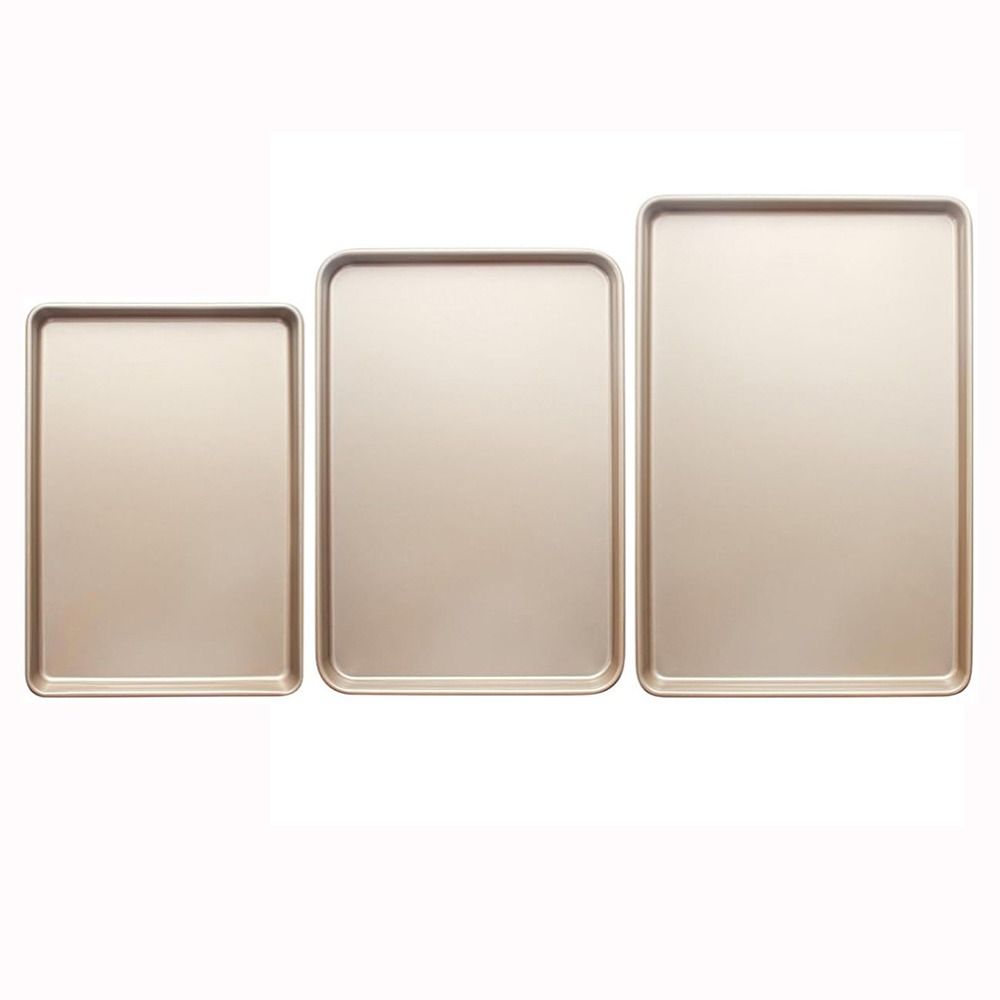 Gold%209/11/13inch%20Oven%20Baking%20Pan%20Nonstick%20Carbon%20Steel%20Bread%20Tray%20Rectangle%20Bakeware%20Pans%20-%20Image%205