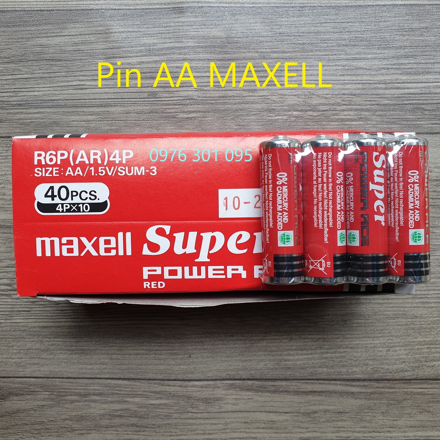 [MAXELL - Hộp] Pin vuông 9V / AA /AAA - Đèn Led Phương Nam