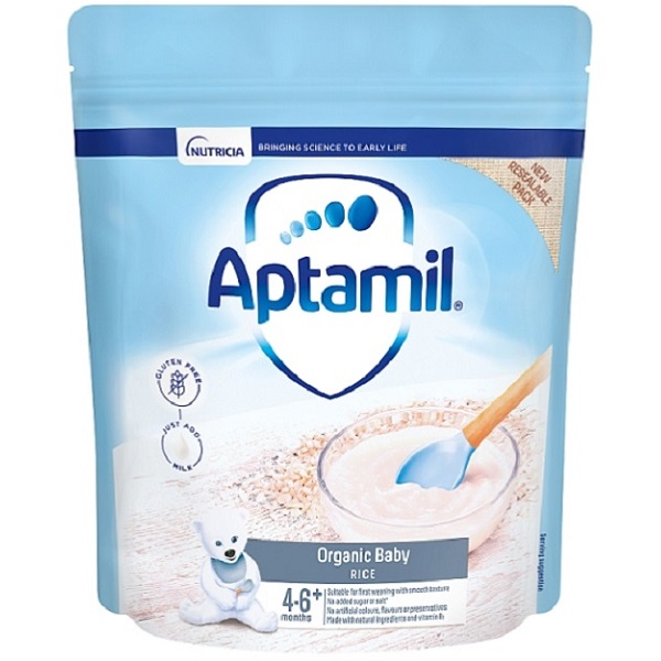 Bột ăn dặm aptamil anh uk túi 100g cho bé từ 4m-6m+