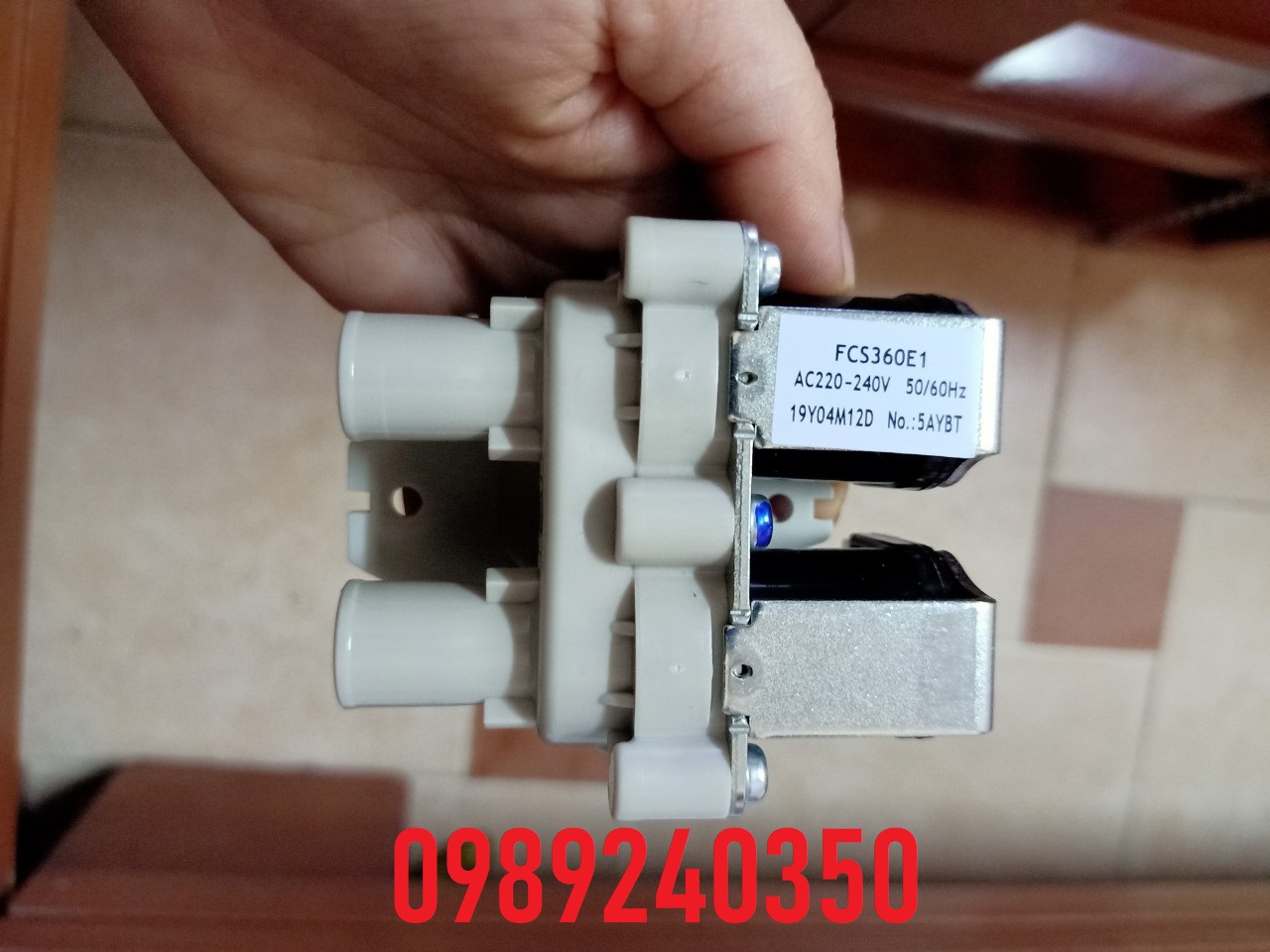Van cấp đôi máy giặt AQUA mới chính hãng