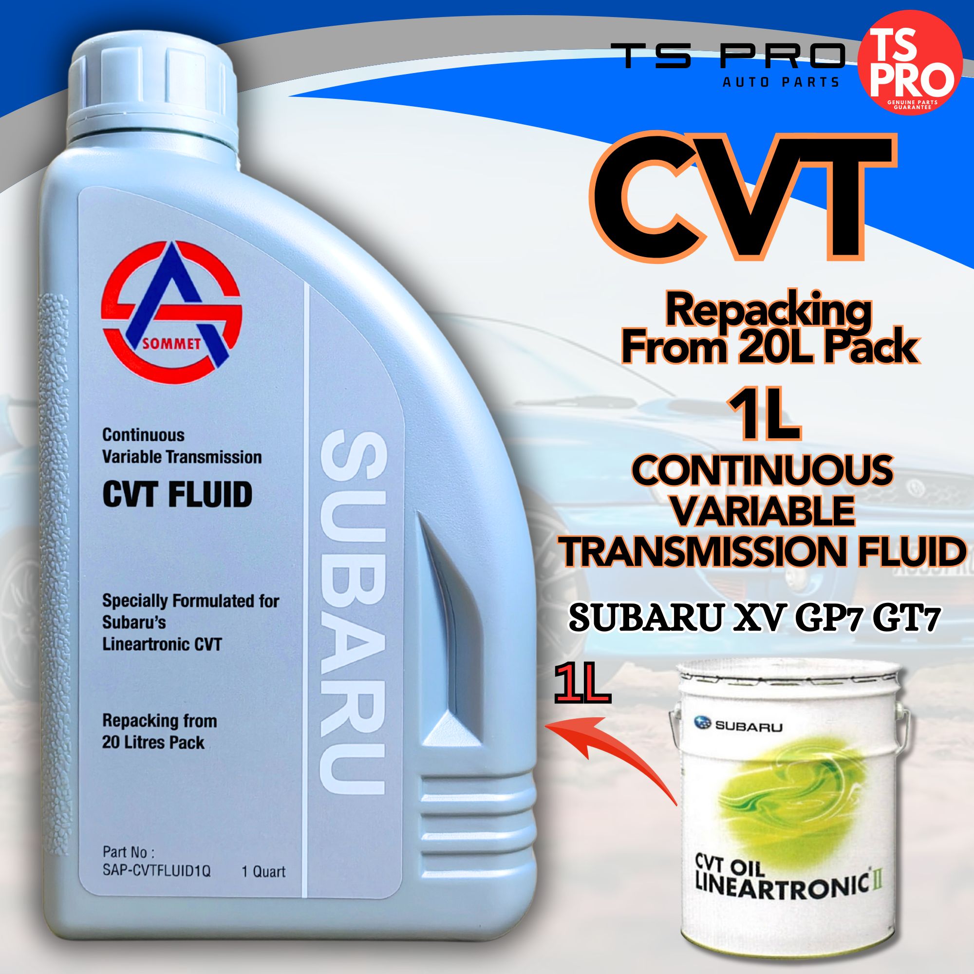 SUBARU CVTオイル LINEARTRONICⅡ Subaru Genuine CVT Oil Lineartronic II Auto Transmission Fluid 1L