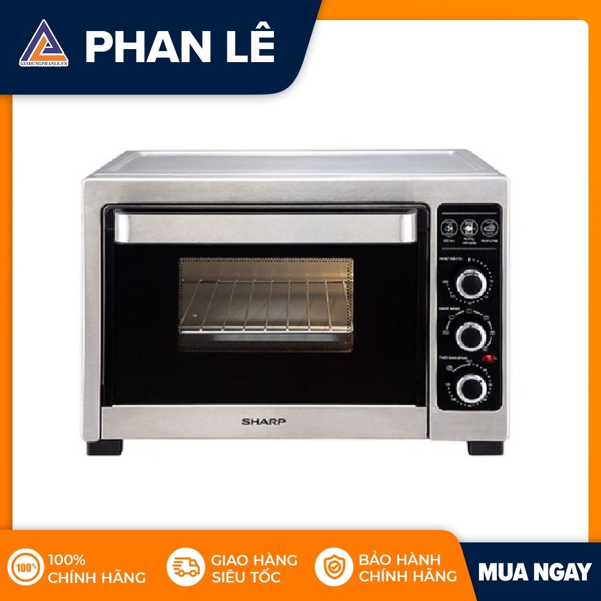 Lò nướng điện Sharp EO-A383RCSV-ST (38 lít)