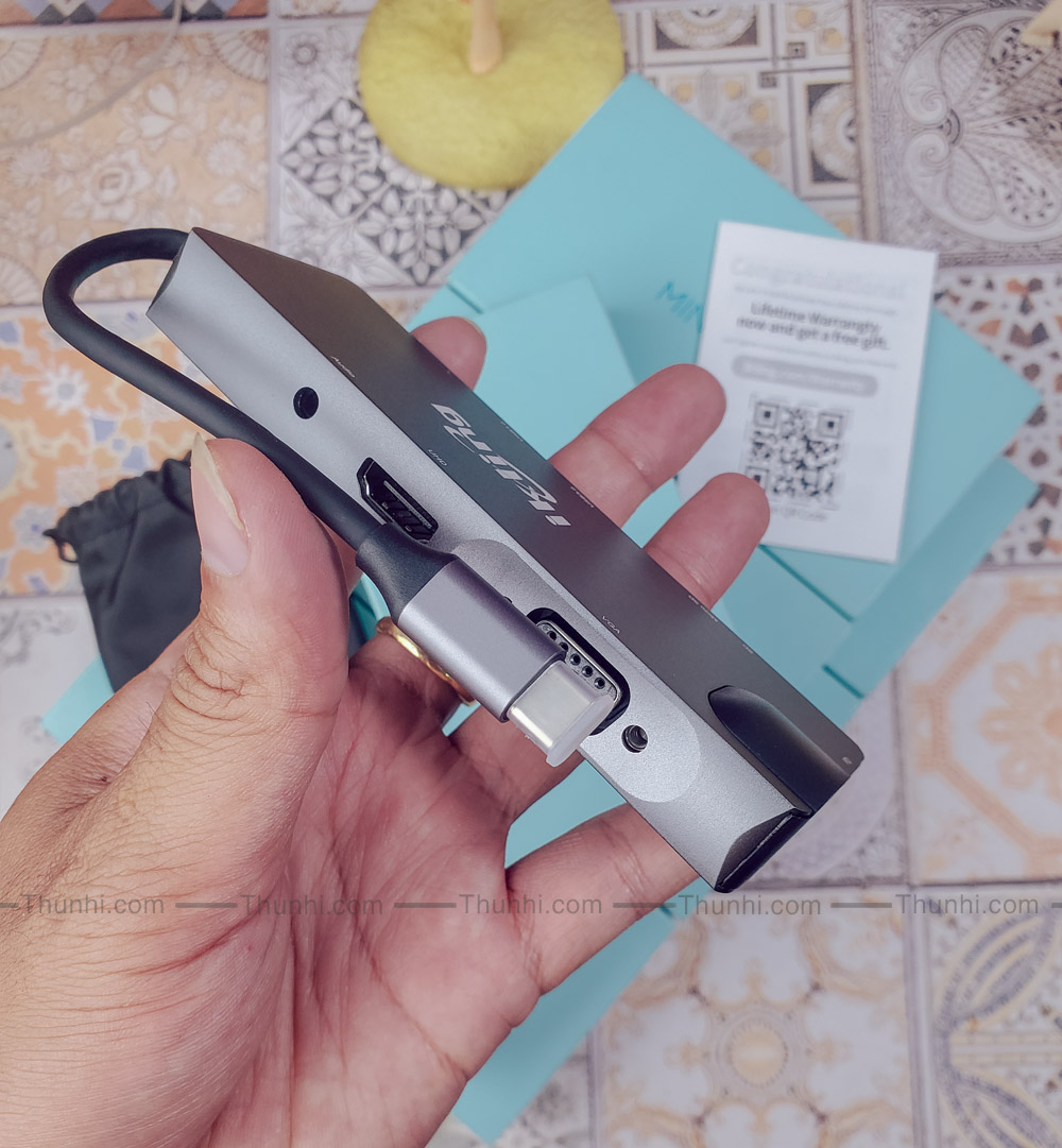 Hub cho macbook, hub Type-C ikling 9 cổng, hàng chất lượng cao