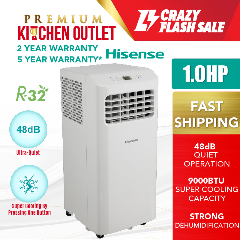 【own Truck Delivery】hisense 15hp R32 Portable Air Conditioner Ap12nxg Klang Valley Only 2765