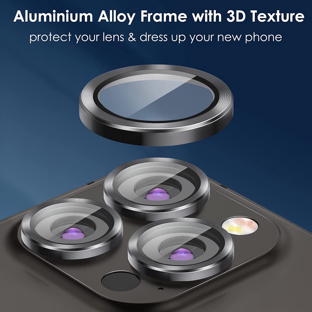 Camera Protector For iPhone 15 Plus 15plus 15+ iphone15 2023 Metal Ring Camera Lens Protections Tempered Glass Back Phone Lens Cover Film