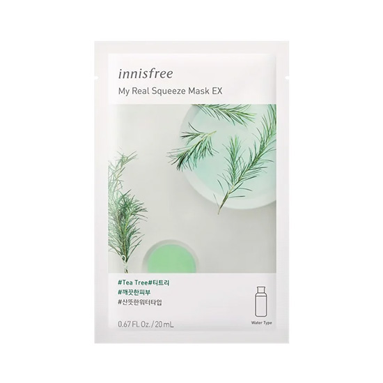 Mặt nạ Innisfree My Real Squeeze Mask Ex 10 miếng