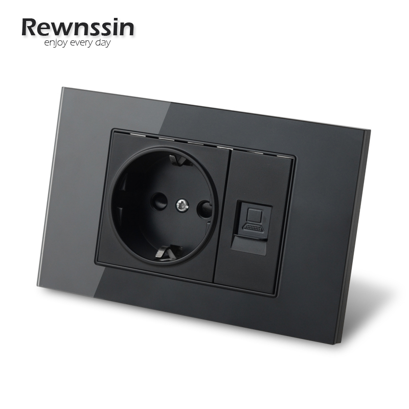 T1 Series-DIY Combination Socket Brazil Socket 118MM*75MM USB Fast ...