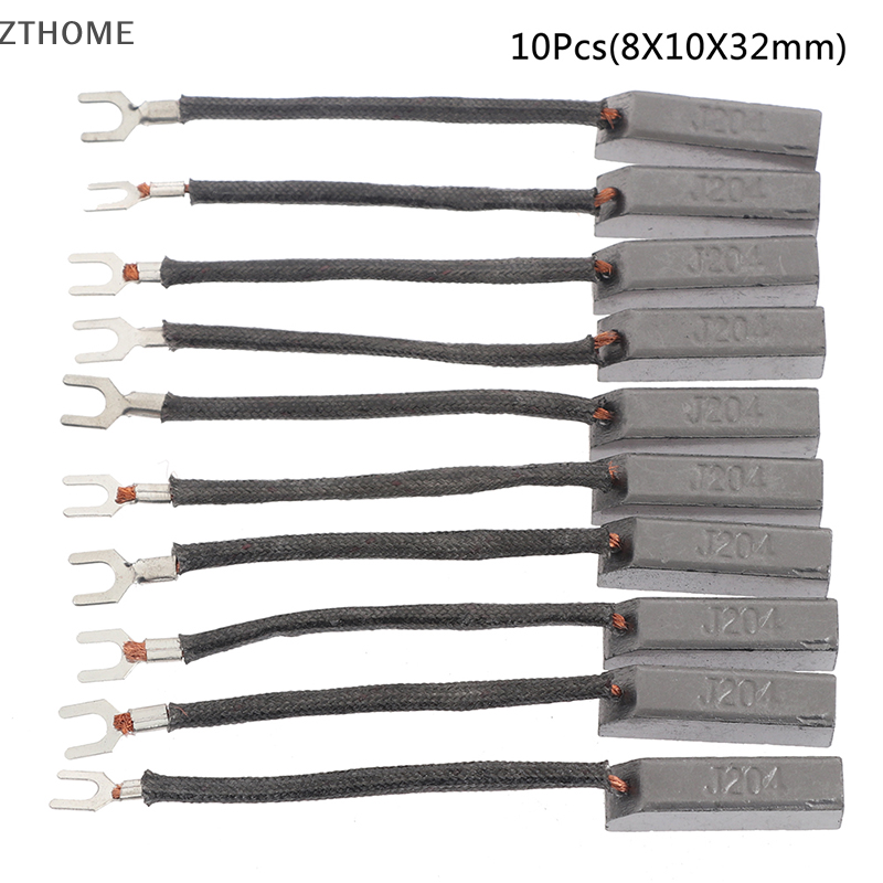 ZTHOME 10 chiếc Phụ tùng máy phát điện động cơ điện J204 chổi than
