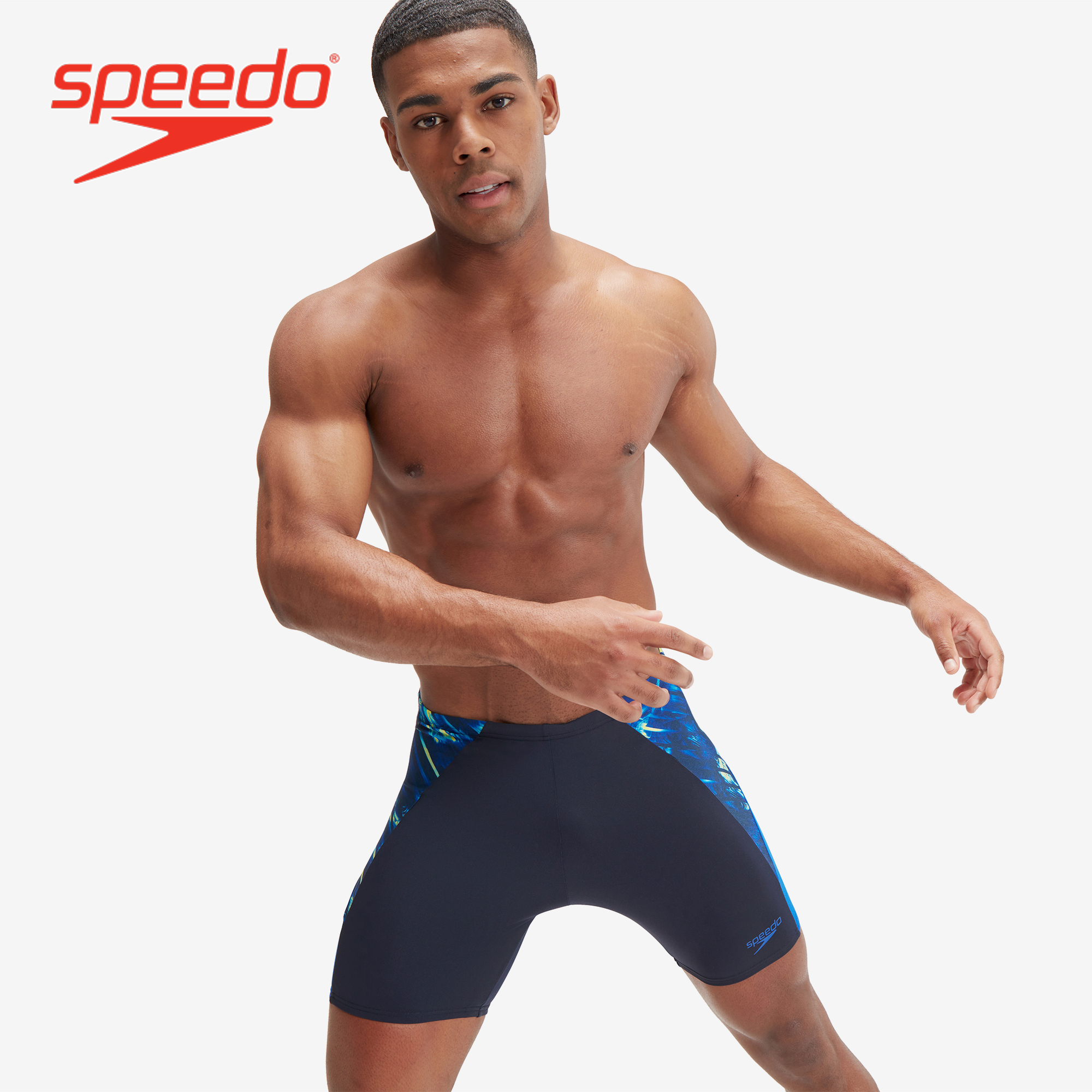 Speedo Men's Swimwear - Mens ECO Endurance + Splice Mid Jammer