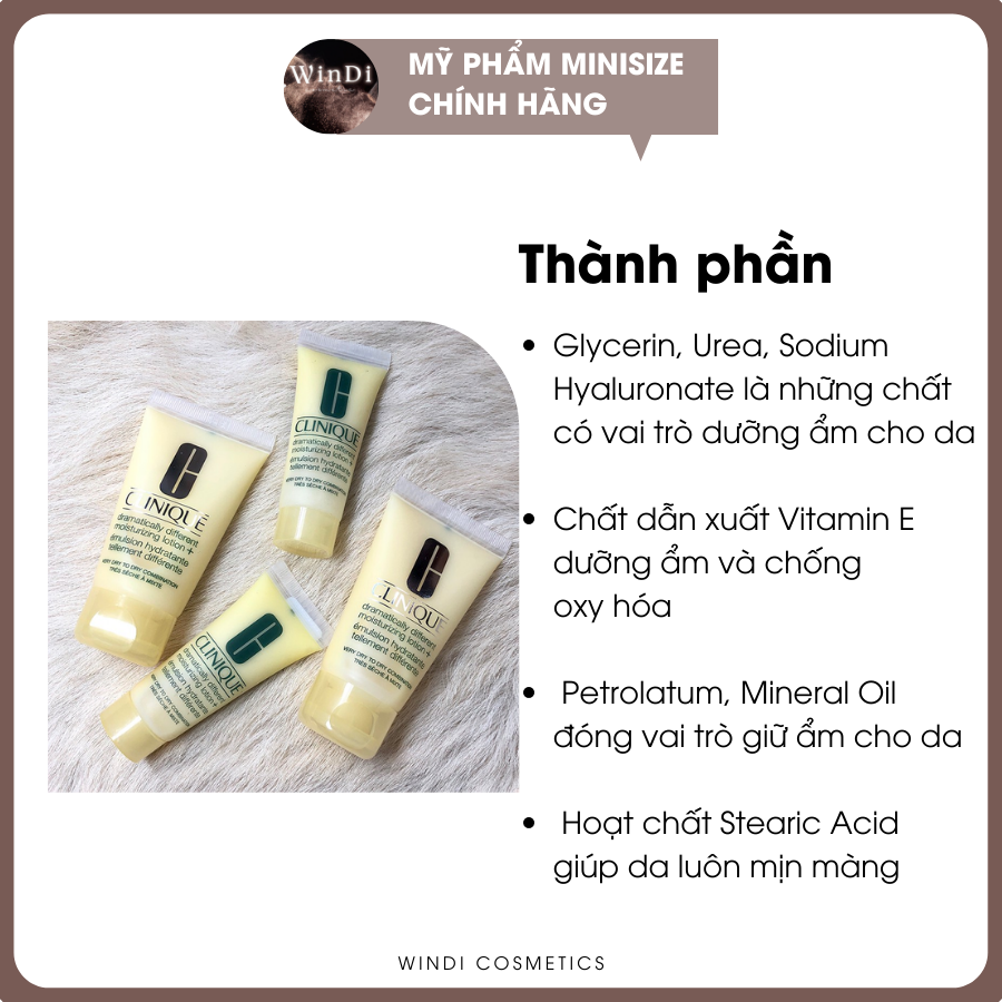 Kem dưỡng Clinique Dramatically Different Moisturizing Gel 15ml