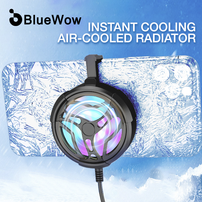 BlueWow Phone Cooler, Portable Mobile Phone Radiator, USB Phone Cooling