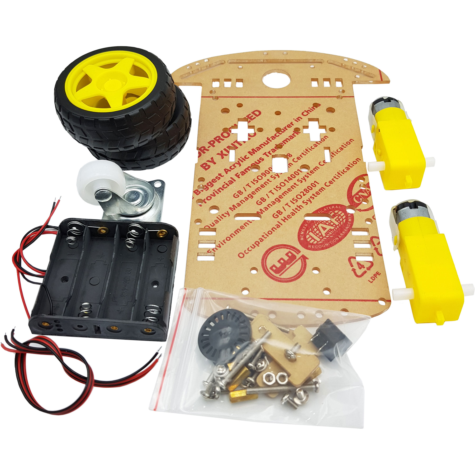 Bộ khung xe robot 3 bánh