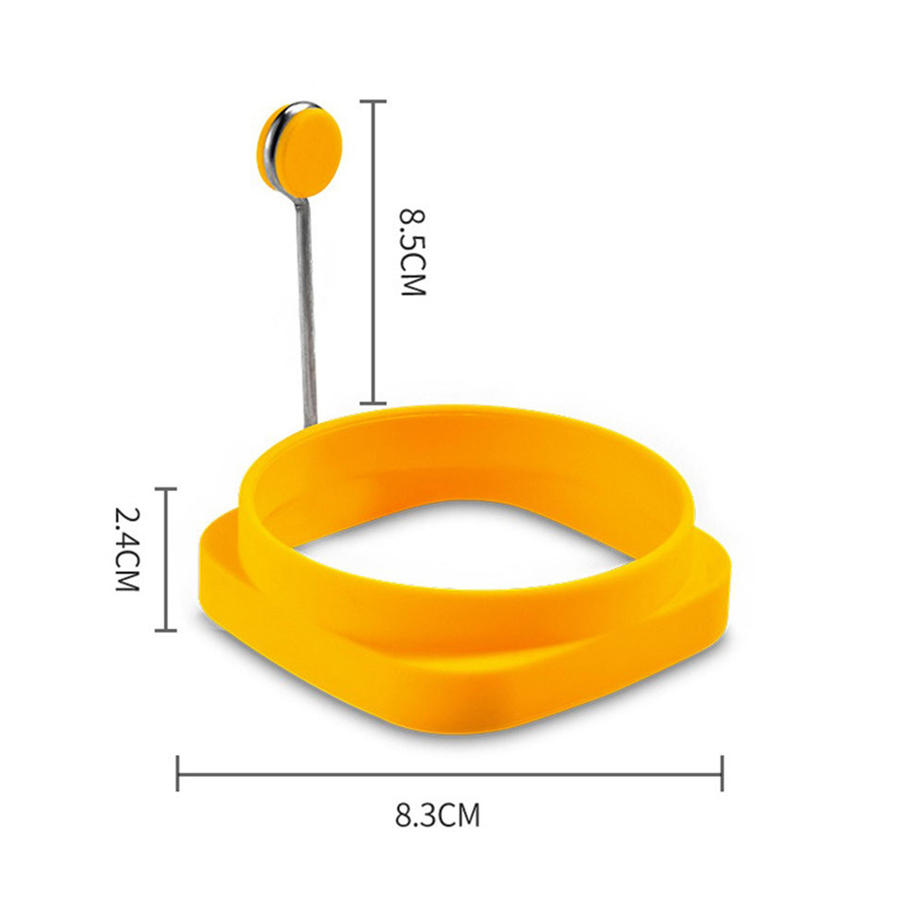Hourser Silicone DIY Fried Eggs mold with Handle Egg Pancake Shaper Omelette Mold Eggs Cooking Tools Kitchen Accessories