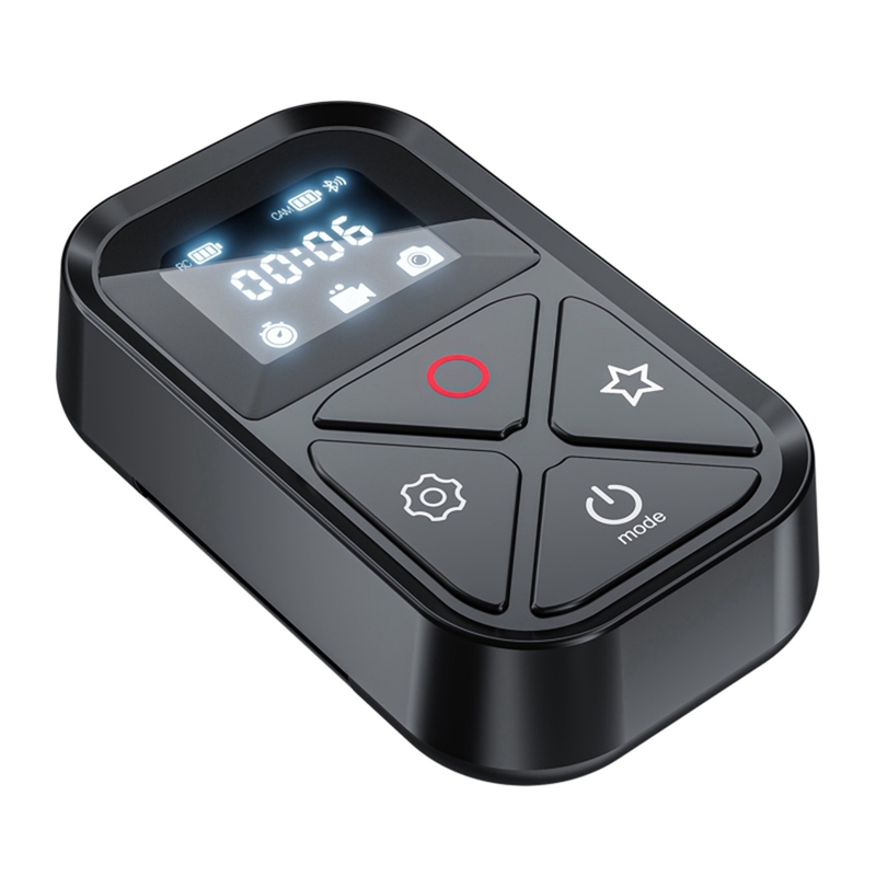 Smart Wireless Remote Control Waterproof Camera Controller for Go Pro Hero 8/9/10 MAX Remote Bluetooth-Compatible Durable Durable in Use Black