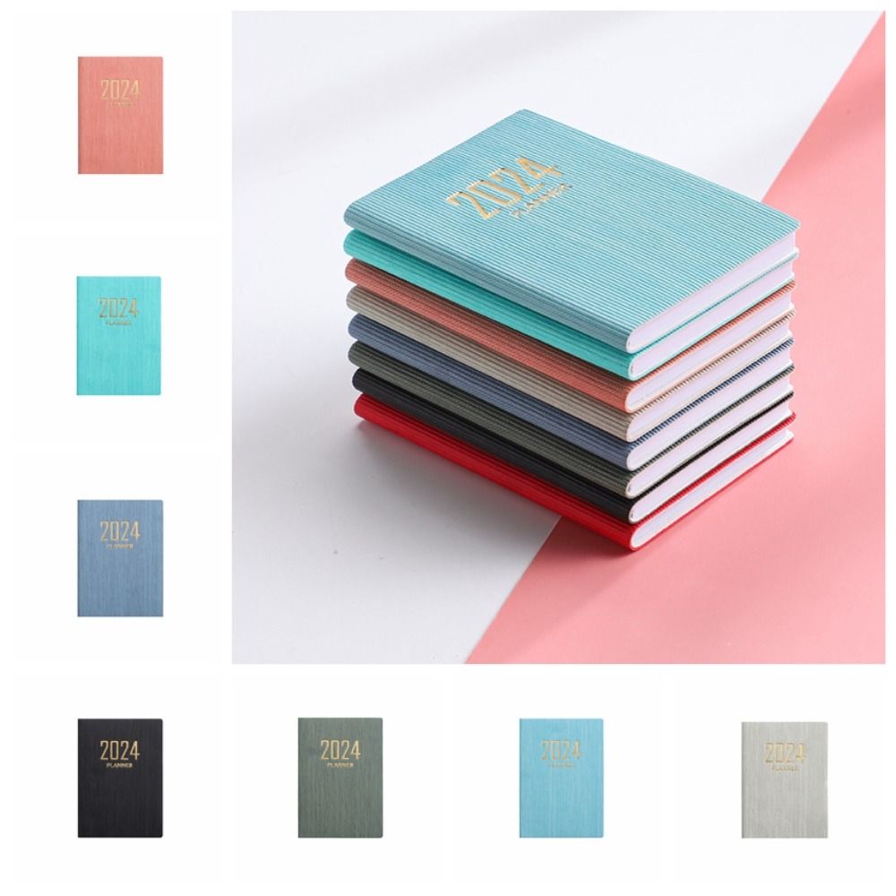 MMLUCK Memo Diary Planner A7 Agenda Planner Diary Notepad Agenda Organizer A7 Schedule Planner 60 Sheets Work Plan Business Notebook