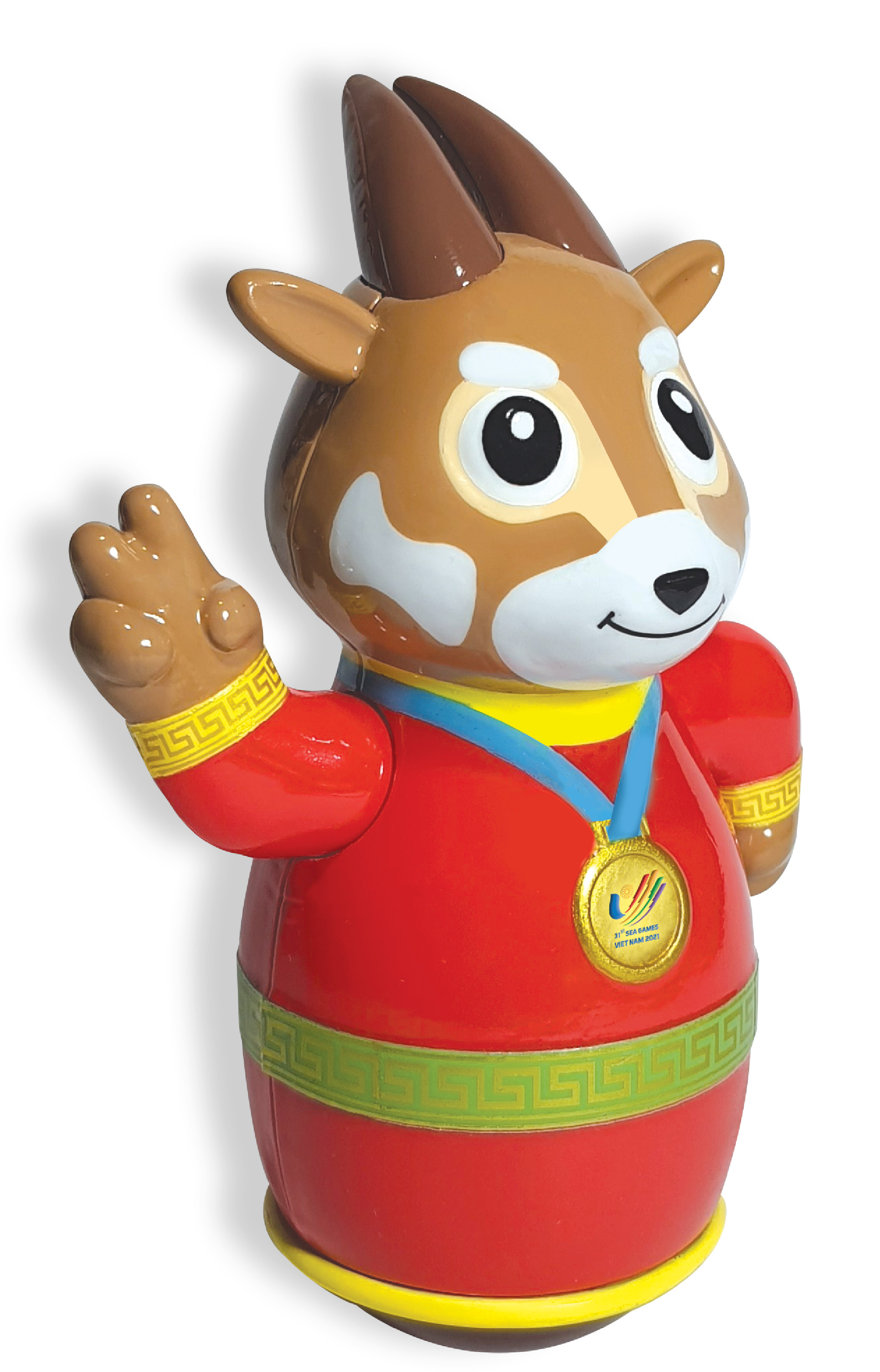 Linh vật Seagames 31 Lật đật sao la