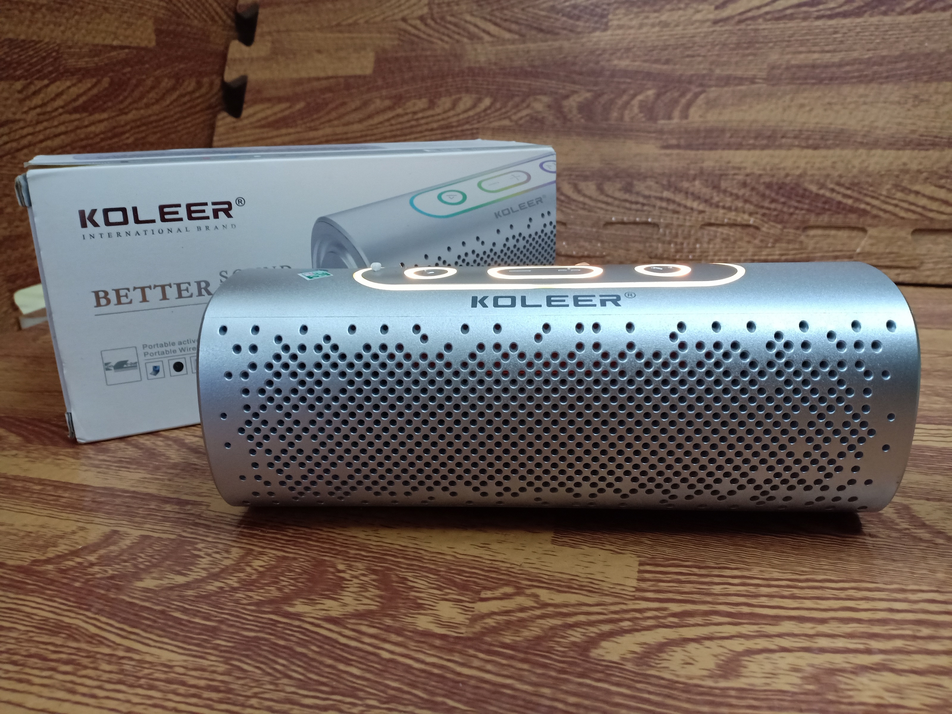 Loa Bluetooth Koleer Bass nén âm thanh cực đỉnh